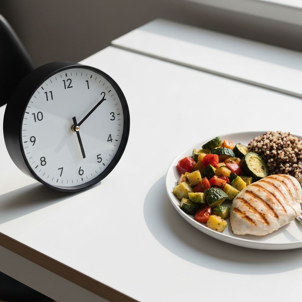 Daily eating schedule